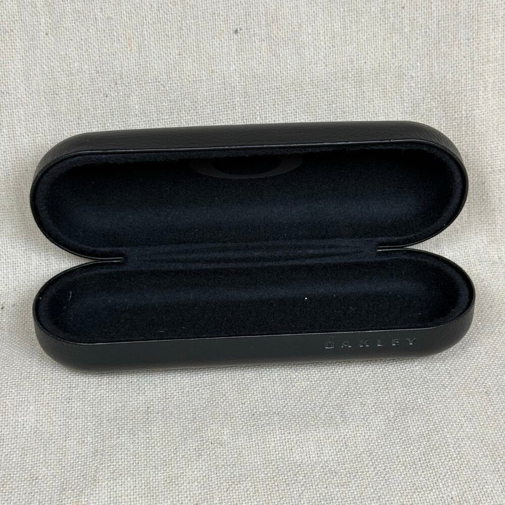 Oakley Hard Shell Eyeglasses Case Black Faux Leather Sunglass Case - Picture 7 of 10